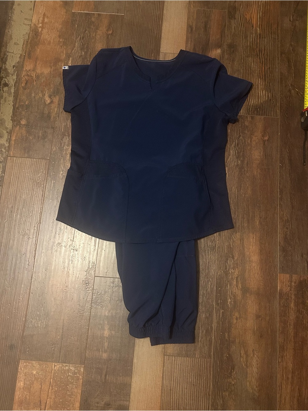 Large ladies Scrubstar scrub set.